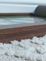 Rare et Unique : Plateau Art Déco peinture multi-couches