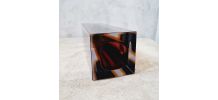 Vintage Vase Murano Sommerso Geometrique 