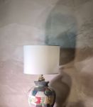 lampe ceramique cubisme geometrique style pablo 45x22 elec 