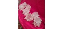 vend lot de tulipes en forme de rose col 5xh12 xl12 verre so