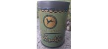 bonjour, Ancienne boîte en tôle lithographiée cylindrique de