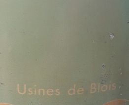 bonjour, Ancienne boîte en tôle lithographiée cylindrique de