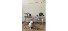 Set de 2 tables de chevet Marbre