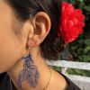 Boucles d'oreille Poisson Bleu
