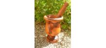 pilon et mortier  bois olivier