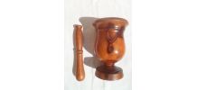 pilon et mortier  bois olivier