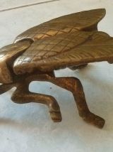 mouche  en laiton , vintage 