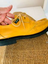 Derbies Paraboot vintage cuir moutarde