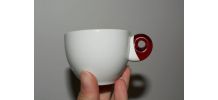 Service tasses Guzzini design porcelaine plastique
