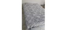 Couvre-lit en dentelle de coton fait main