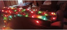 Noël guirlande lumineuse vintage Années 60 à 50 ampoules 