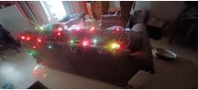Noël guirlande lumineuse vintage Années 60 à 50 ampoules 