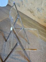Lot de 4 chaises design années 70 signé "Kare Design"