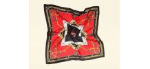 foulard en soie vintage 