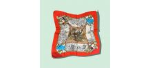 Foulard carré en soie 