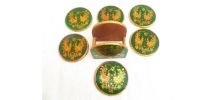 Sous-verres avec présentoir , vintage