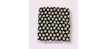 Foulard vintage à motif floral en soie