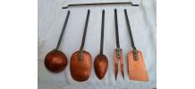 Ustensiles de cuisine avec support , vintage