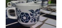 Lot de 16 tasses bar expresso et 8 soucoupes 