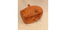 Diable plat en terre cuite Not (émaillage sans plomb) 