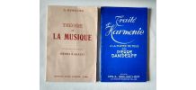 Lot 2 livres : Harmonie P Daniderff et Théorie Musique