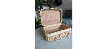 Valise de pique-nique en rotin