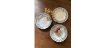 3 assiettes creuses Moulin des loups  &amp;amp; Hamage Athènes.