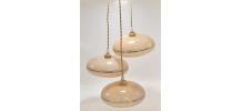 Trio de suspensions roses