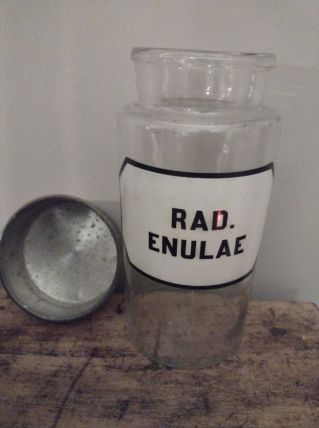 Pot de pharmacie vintage. Bocal apothicaire 