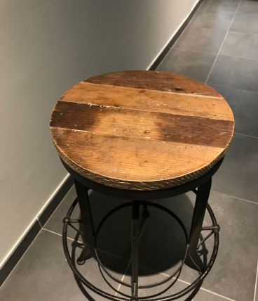 Tabouret industriel vintage