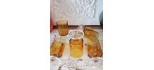 Ensemble de 6 verres à vin teinte ambrée Suède LUMINARC