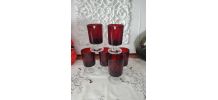 Ensemble de 6 verres à vin rouge Rubis Suède LUMINARC