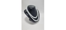 Ancien collier perles en verre