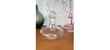 Ensemble de 2 petites carafes à liqueur de forme sphérique