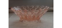 Coupe vintage en verre moulé 
