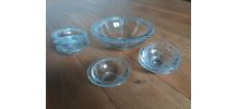 Saladier compotier et 6 coupelles