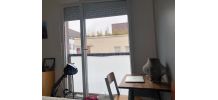 Bureau et chaise industriel 