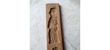 Moule à pain d'épices spéculoos en bois ancien