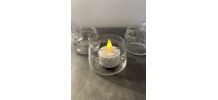 Coupelle en verre poli