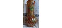 Vase Verrerie d art signé pièce unique Mistigri Chapoutier