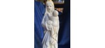 Vierge à l'enfant porcelaine RARE s. XIX 