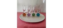 Lot de 4 verres à liqueur 