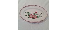 Plat ovale Sarreguemines 