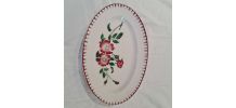 Plat ovale Sarreguemines 