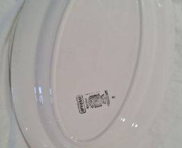 Plat ovale Sarreguemines 