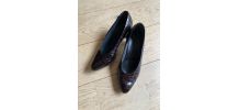 Escarpins vintage croco 
