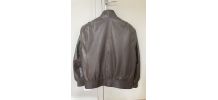 Veste en cuir vintage M-L