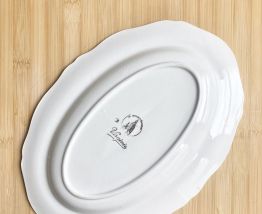 Grand plat ovale vintage L'Amandinoise