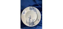 Plat ou grande assiette GIEN Chardonnerets