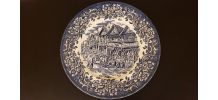 10 assiettes bleues anglaises 17th Century England